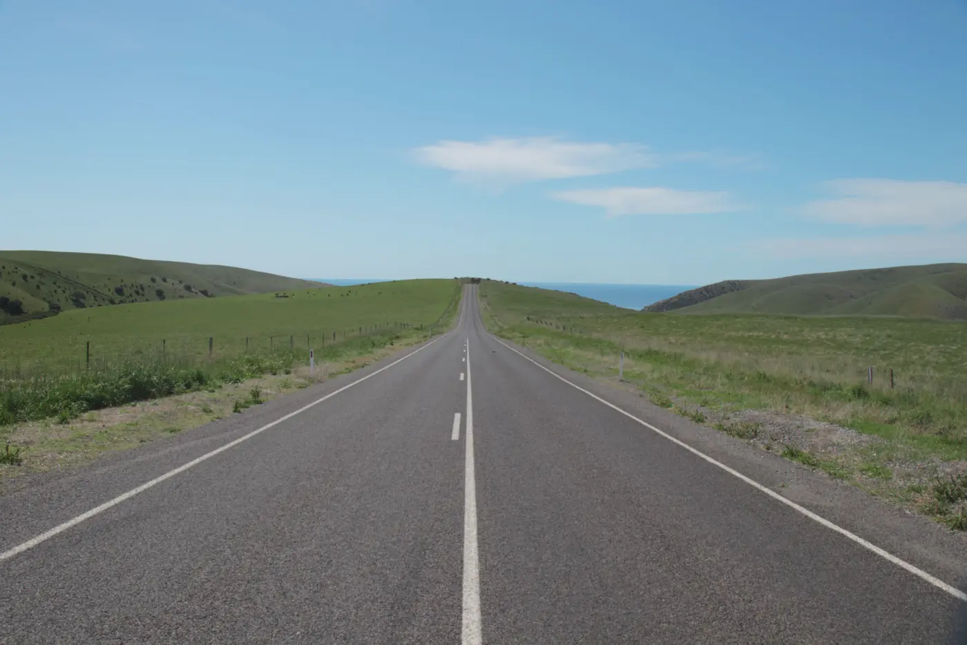 Road and sky, in the Pastel Dream style